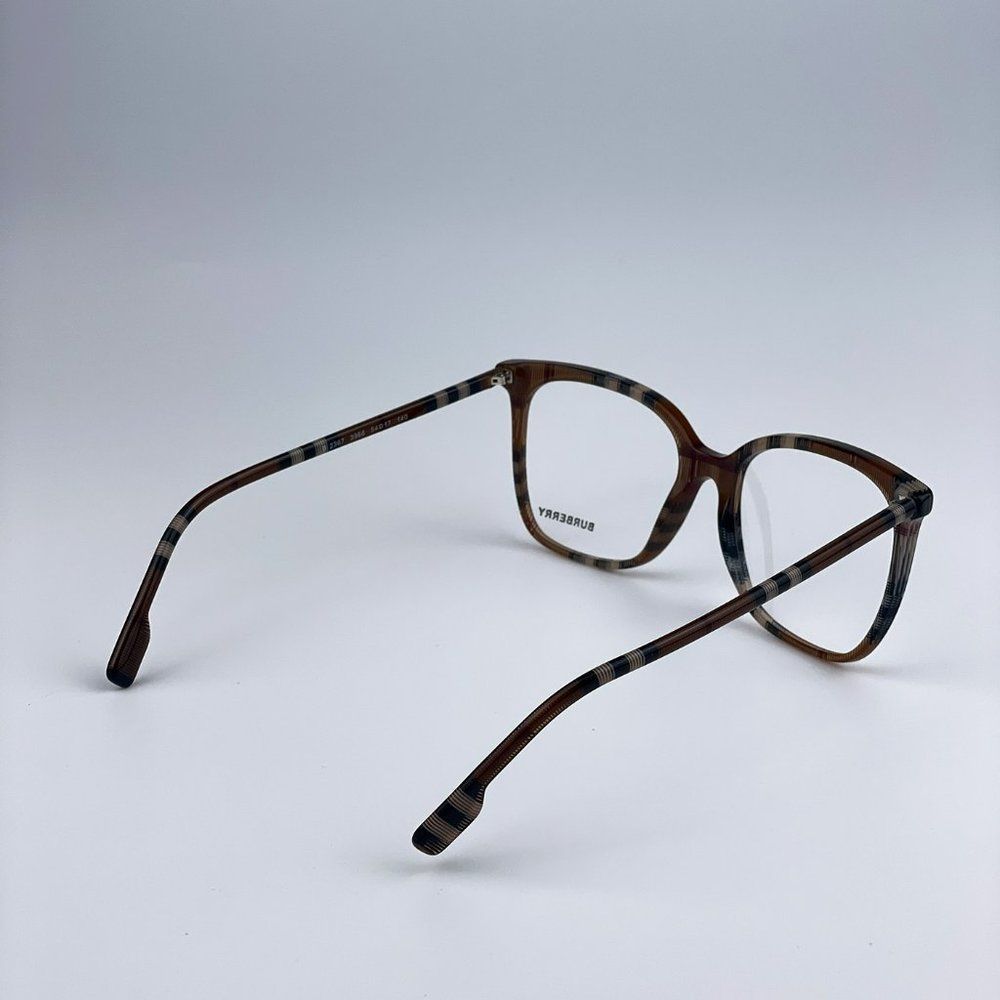 Burberry BE2367 3966 Eyeglasses Check Brown Square Women - Picture 8 of 12